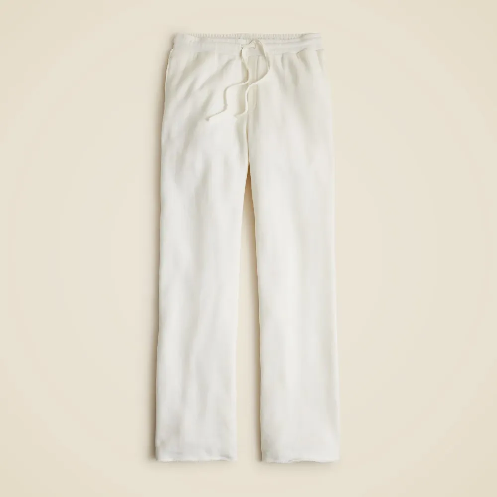 Heritage terry wide-leg sweatpant