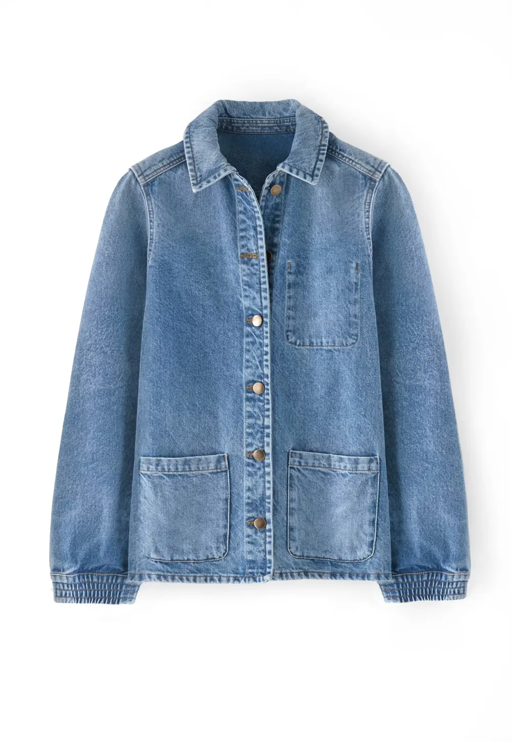 Denim jacket
Recycled cotton