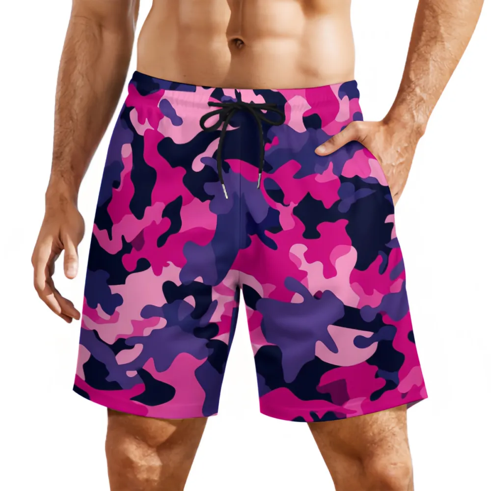 Various Colors Camouflage Sports Beach Shorts