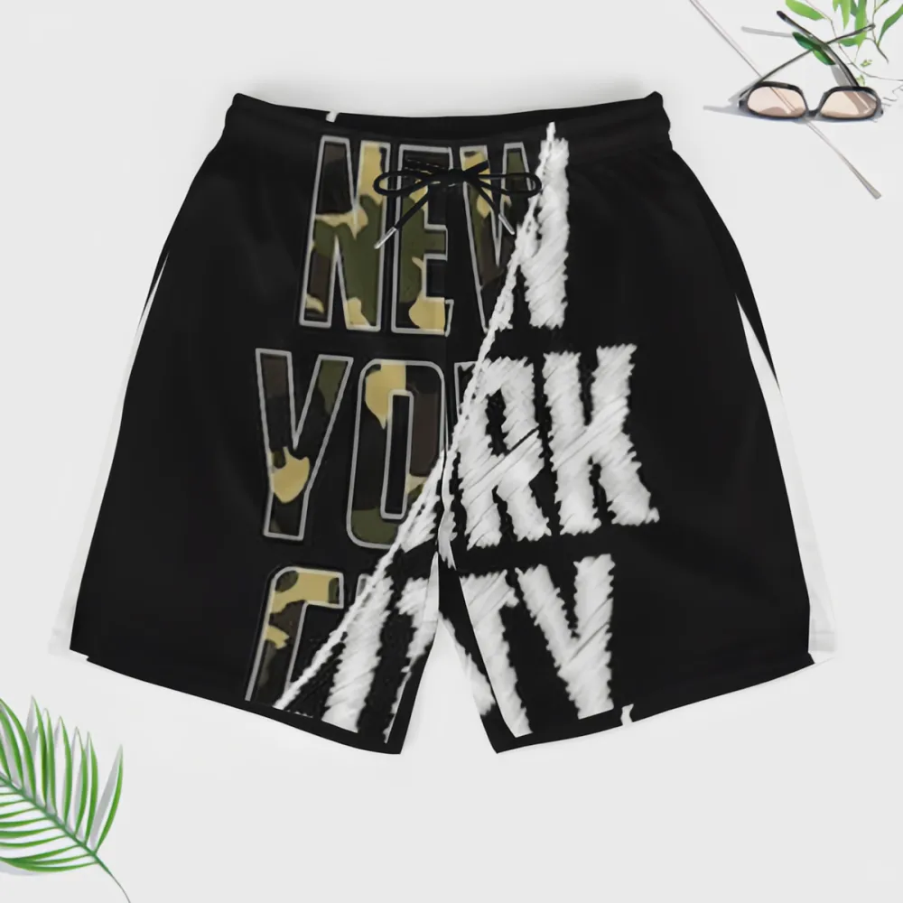 NEW YORK CITY Fashionable Camouflage Sports Beach Shorts