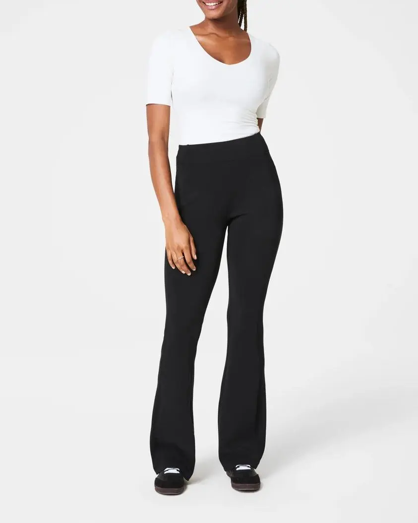 Very Black Slim Flare Pant