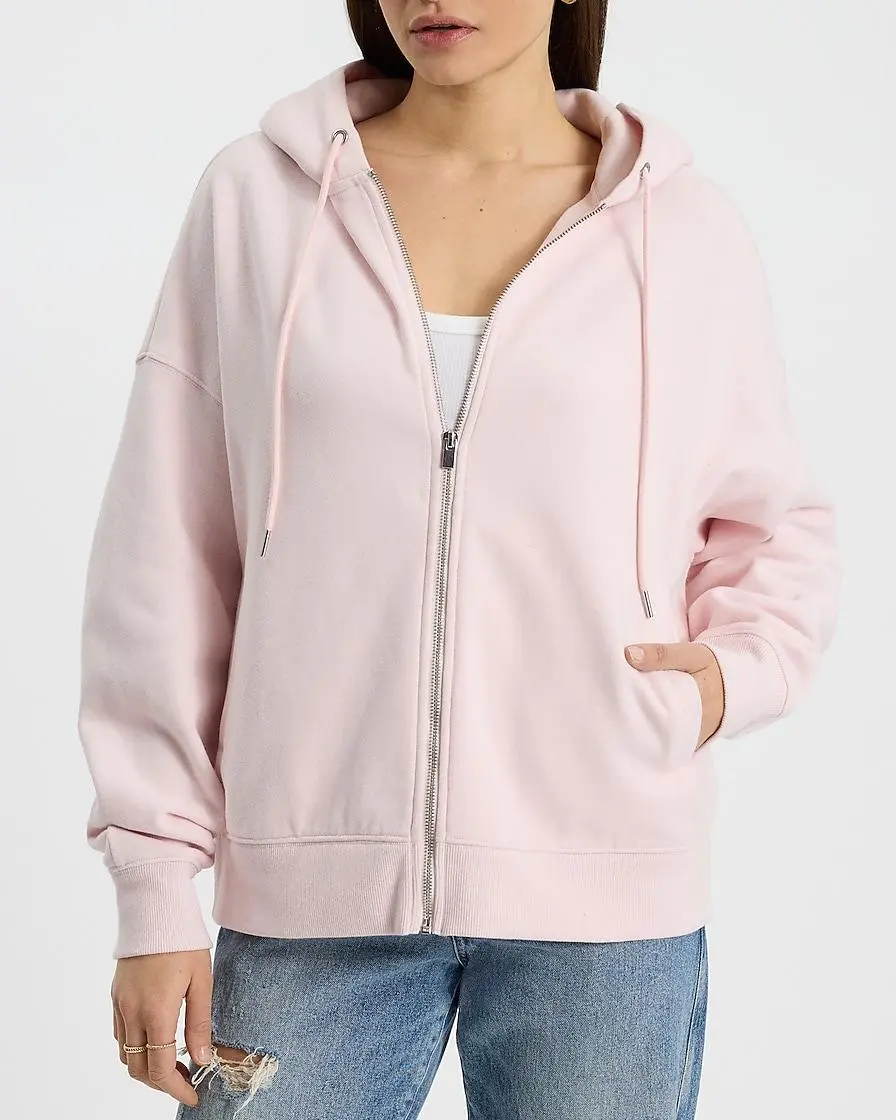 Relaxed Zip Up Hoodie