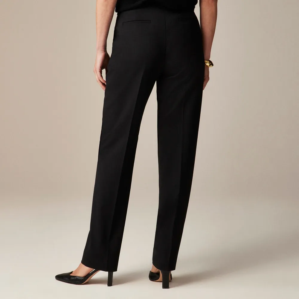 Full-length Kate pant in Italian bi-stretch wool blend