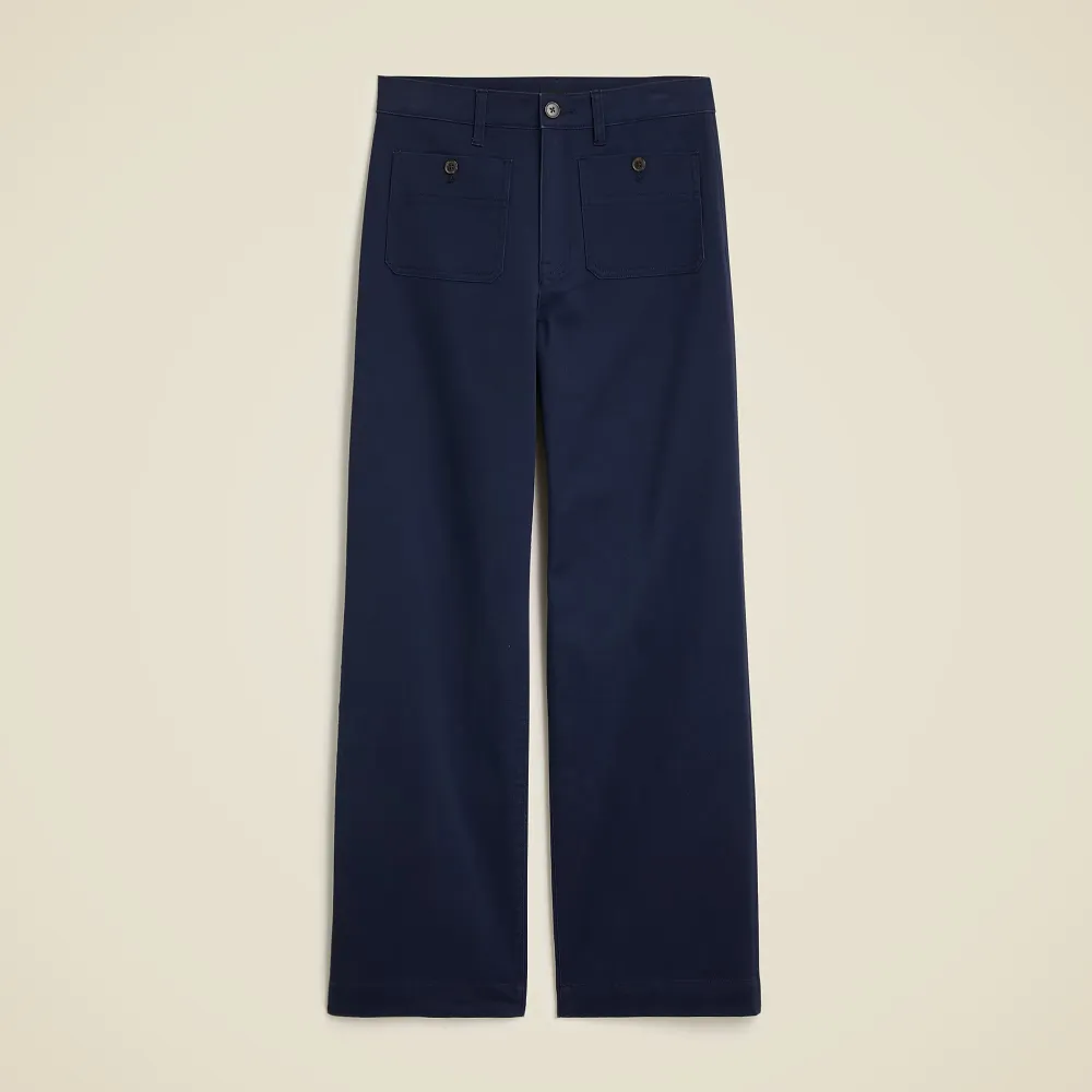 Sailor slim wide-leg chino pant