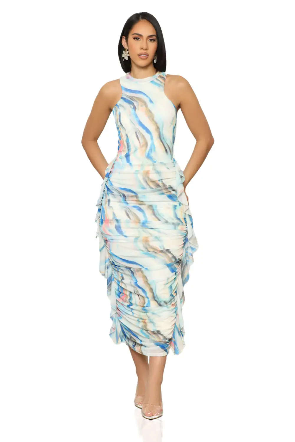 Ocean Breeze Midi Dress