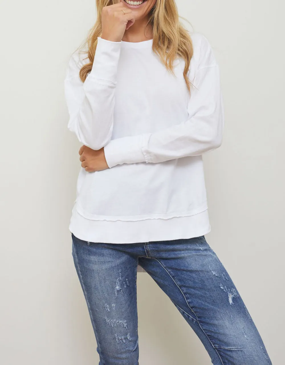 Farrah Long Sleeve - White