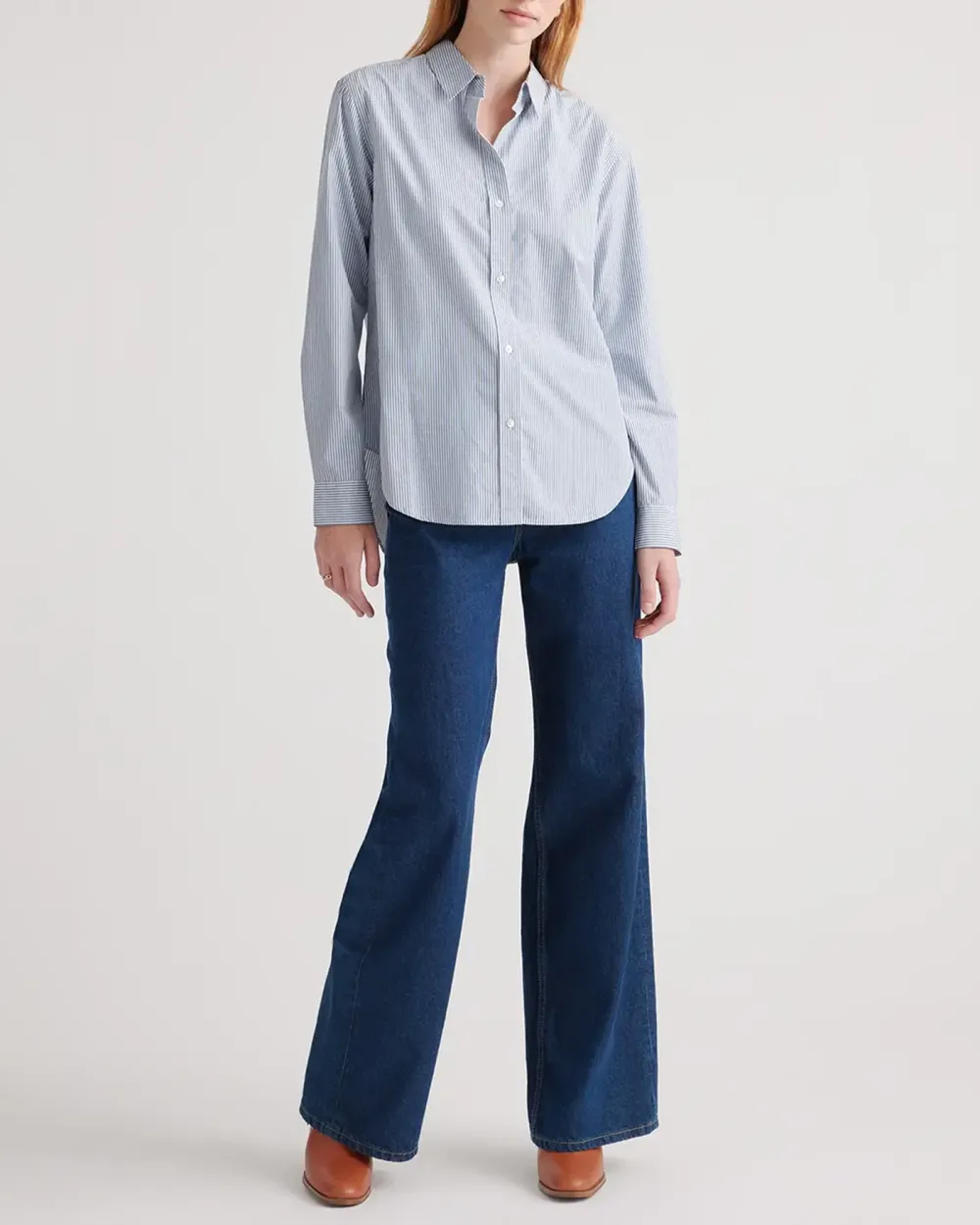 Cotton Poplin Long Sleeve Shirt