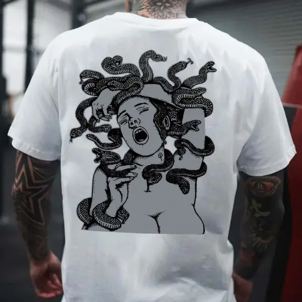Deadly Snake Woman Printed Men's T-shirt