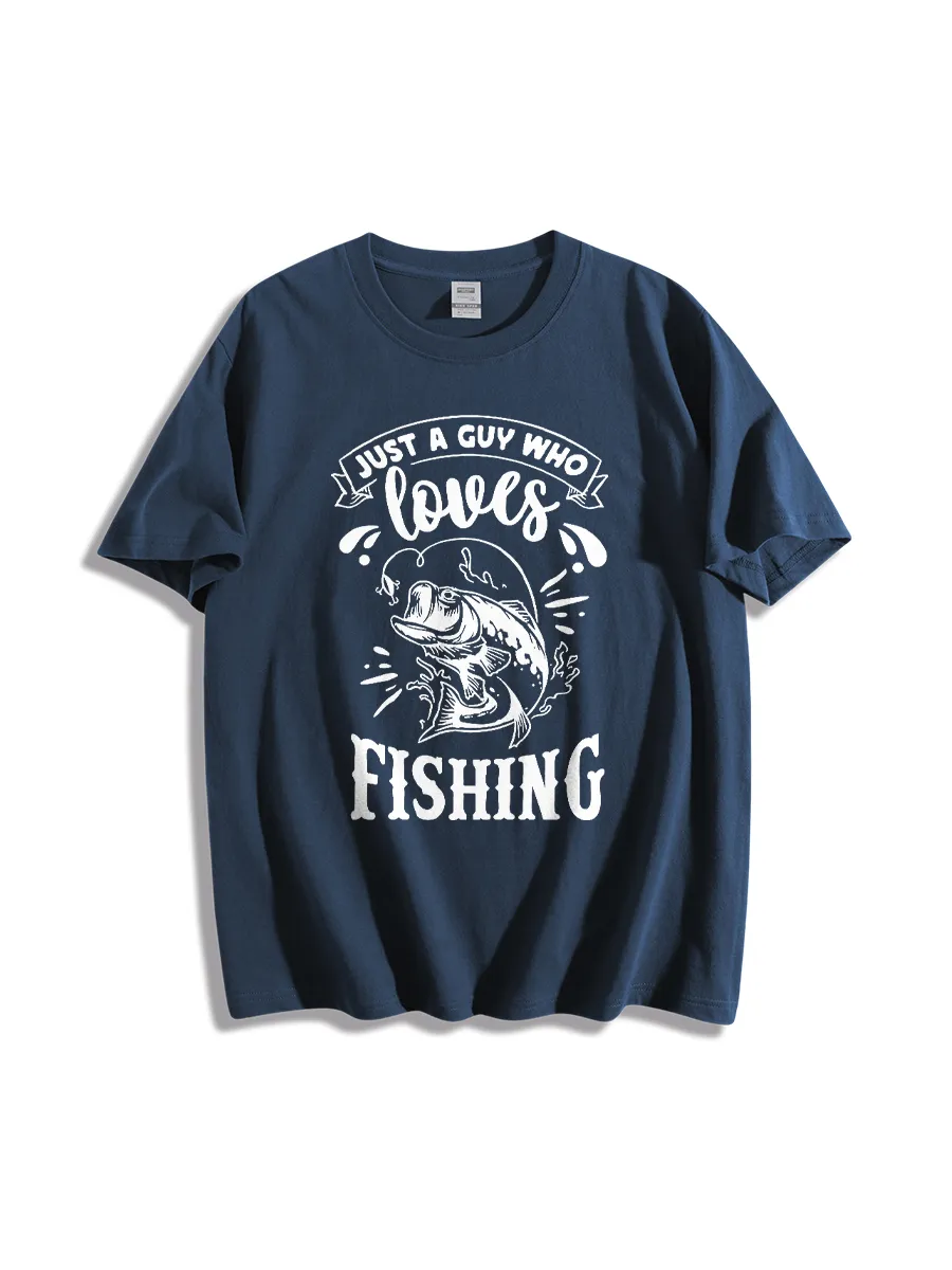Just A Guy Who Loves Fishing T-Shirt