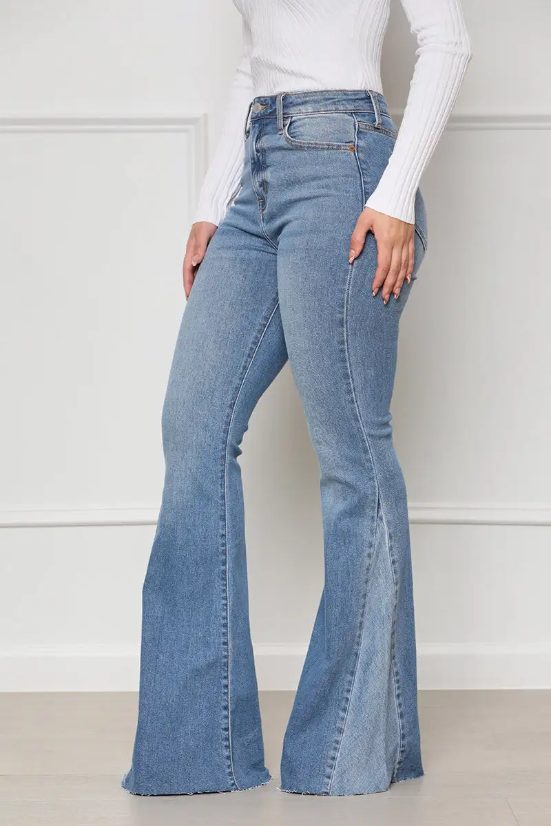 Dreaming Of Denim Bell Bottom Jeans- FINAL SALE