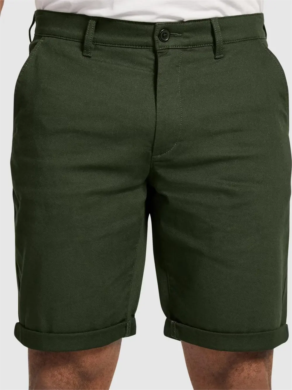 DARK GREEN CHARLIE CANVAS SHORT