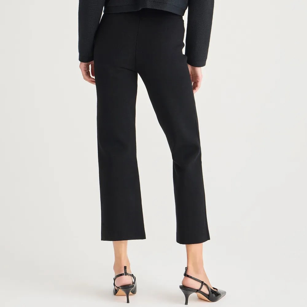 Stratus pant in textured satin