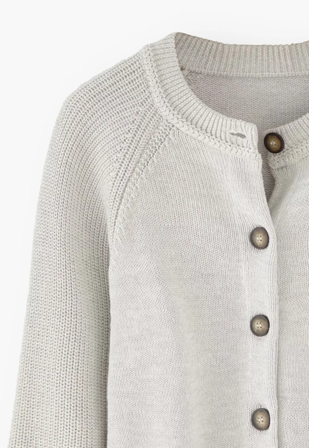 Batwing cardigan
Wool & organic cotton