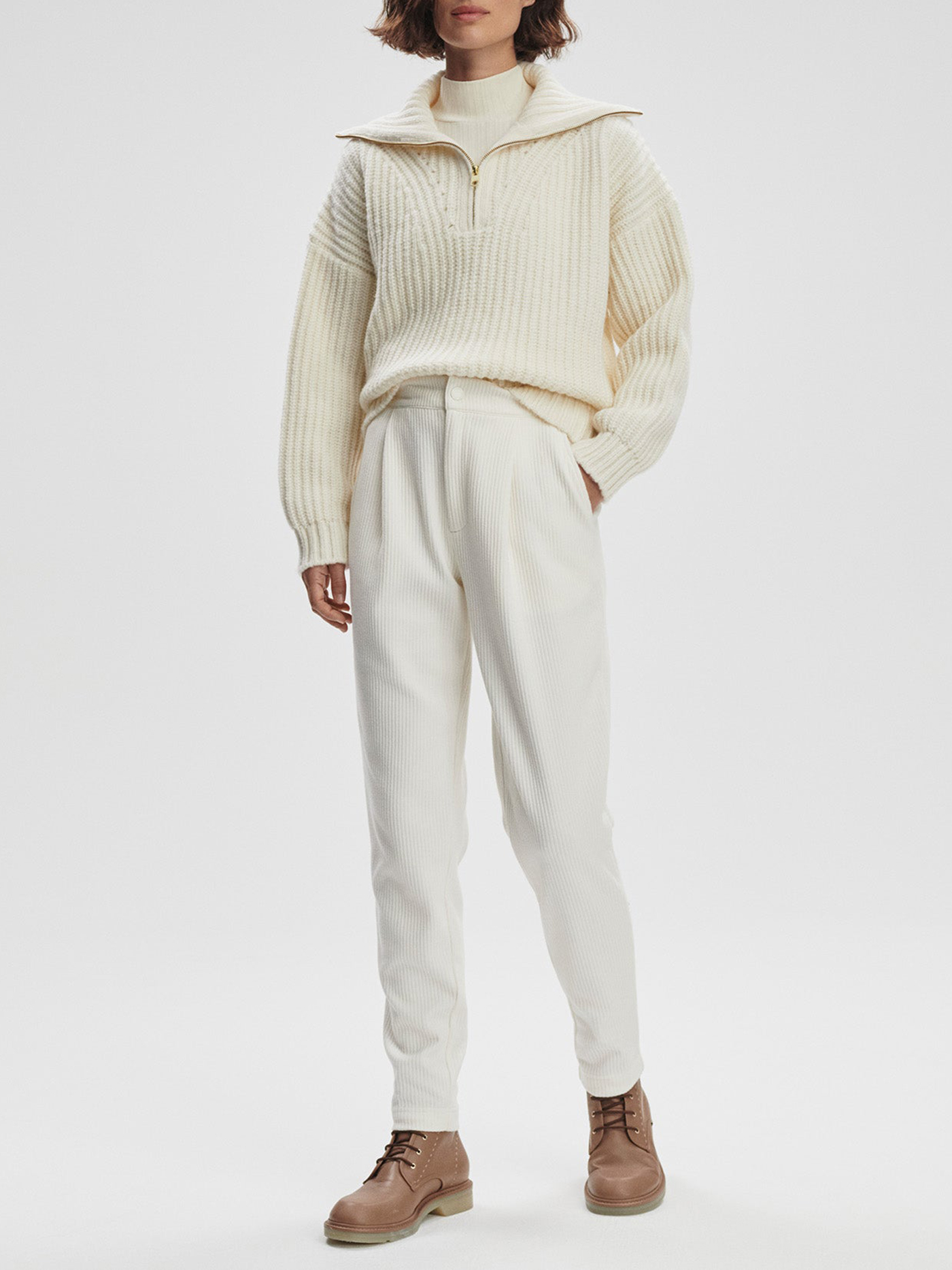 Flora Half-Zip Sweater