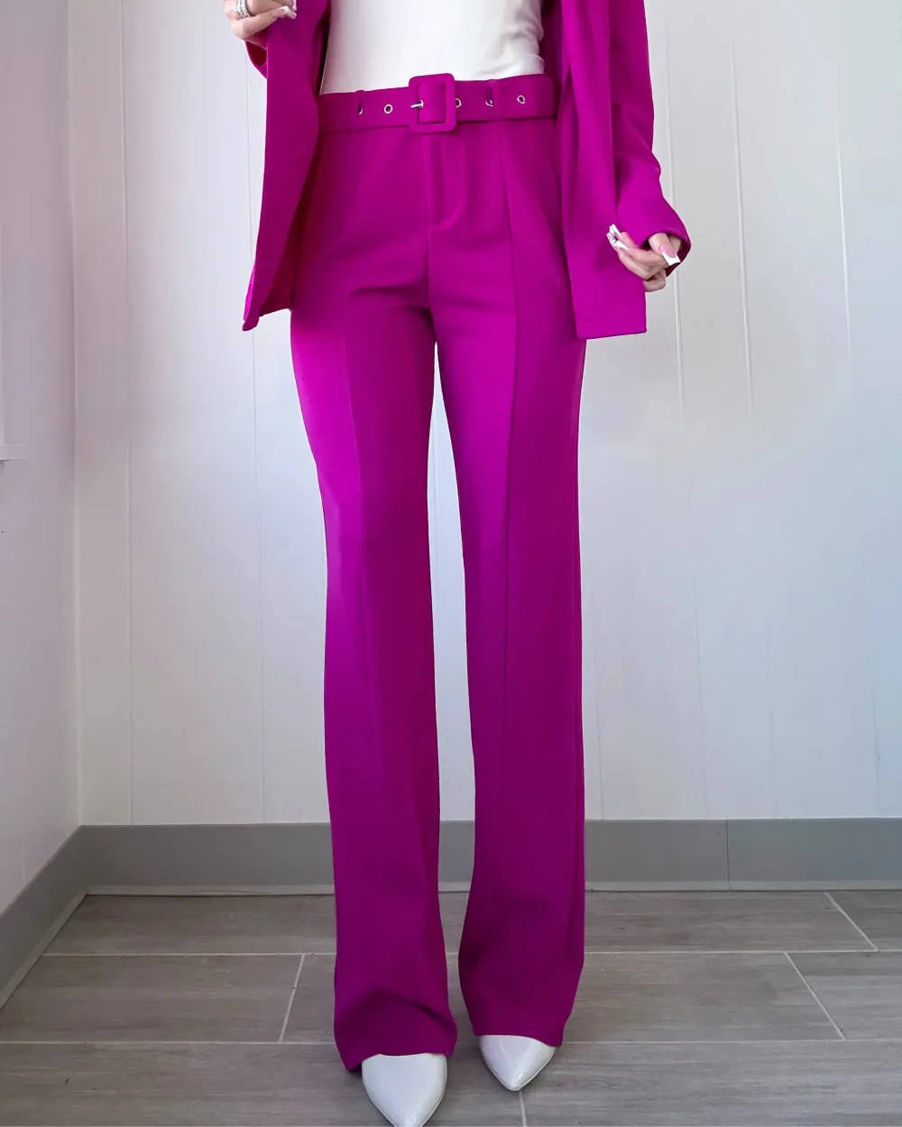 Winning Awards Blazer & Pants Set - Magenta