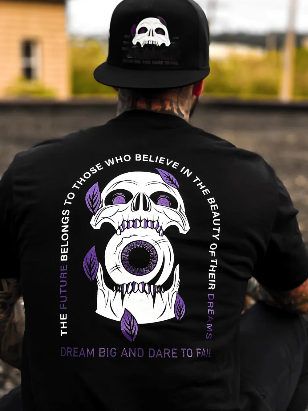 The Future Belongs To Those Who Believe In The Beauty Of Their Dreams Printed Men's T-shirt