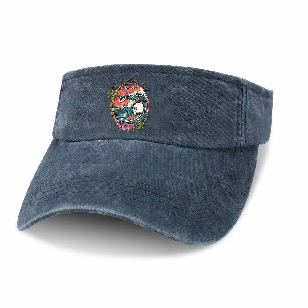 Big Z Memorial Surf Off Printed A Leaky Cowboy Hat