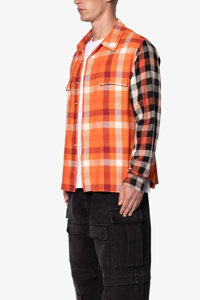 CHECKED SNAP FRONT SHIRT