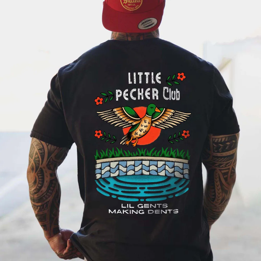 Little Pecker Club Printed Men's T-shirt