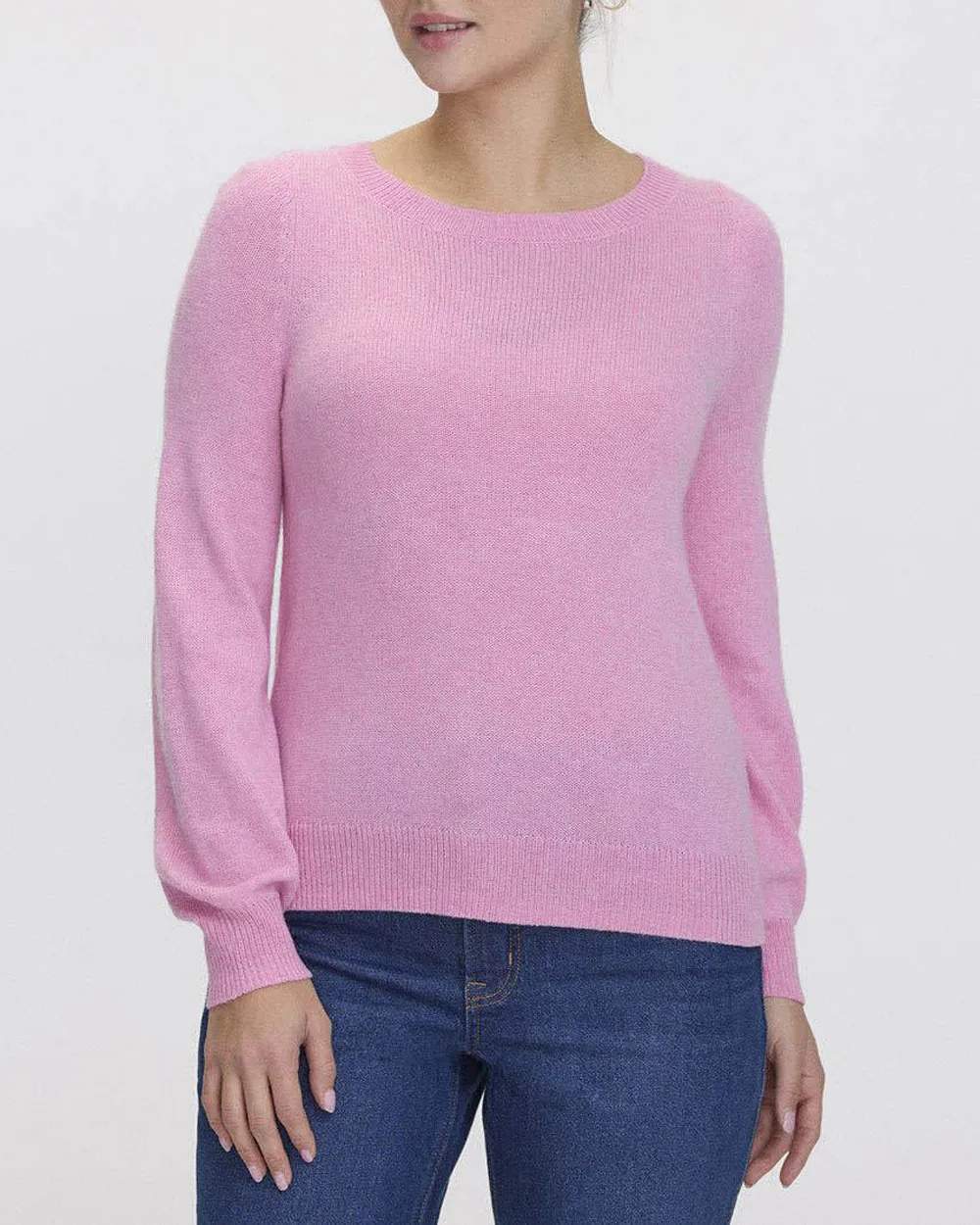 Cashmere-Blend Boat-Neck Sweater