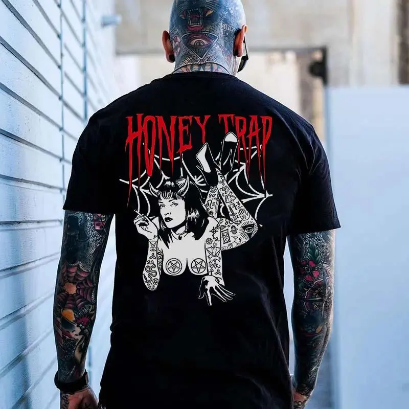 Honey Trap Printed Men's T-shirt