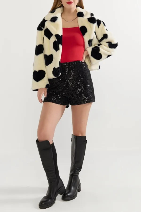 Isabelle All Heart Faux Fur Coat