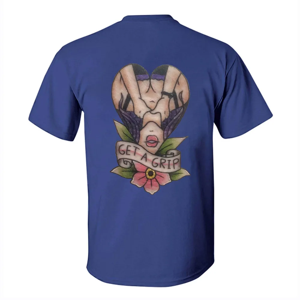 Get A Grip Print Men's T-shirt