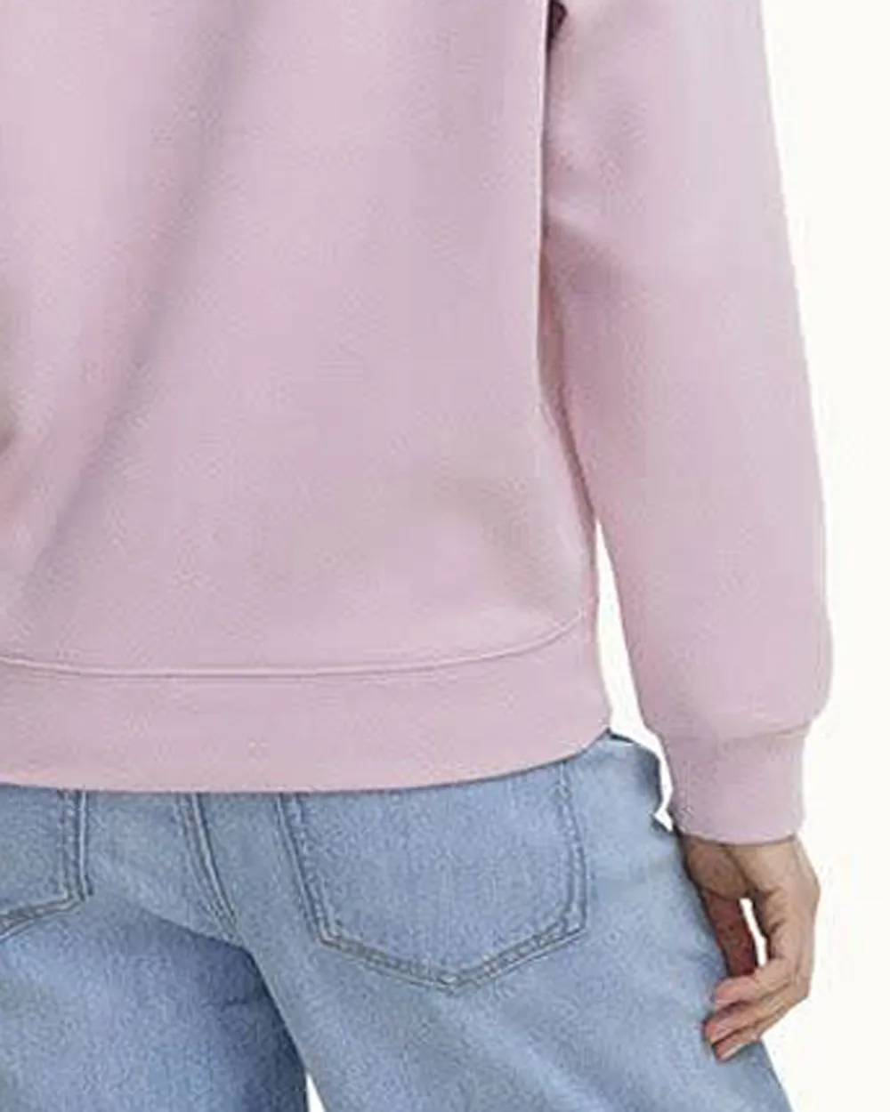 Long-Sleeve Crew-Neck Fleece Sweatshirt