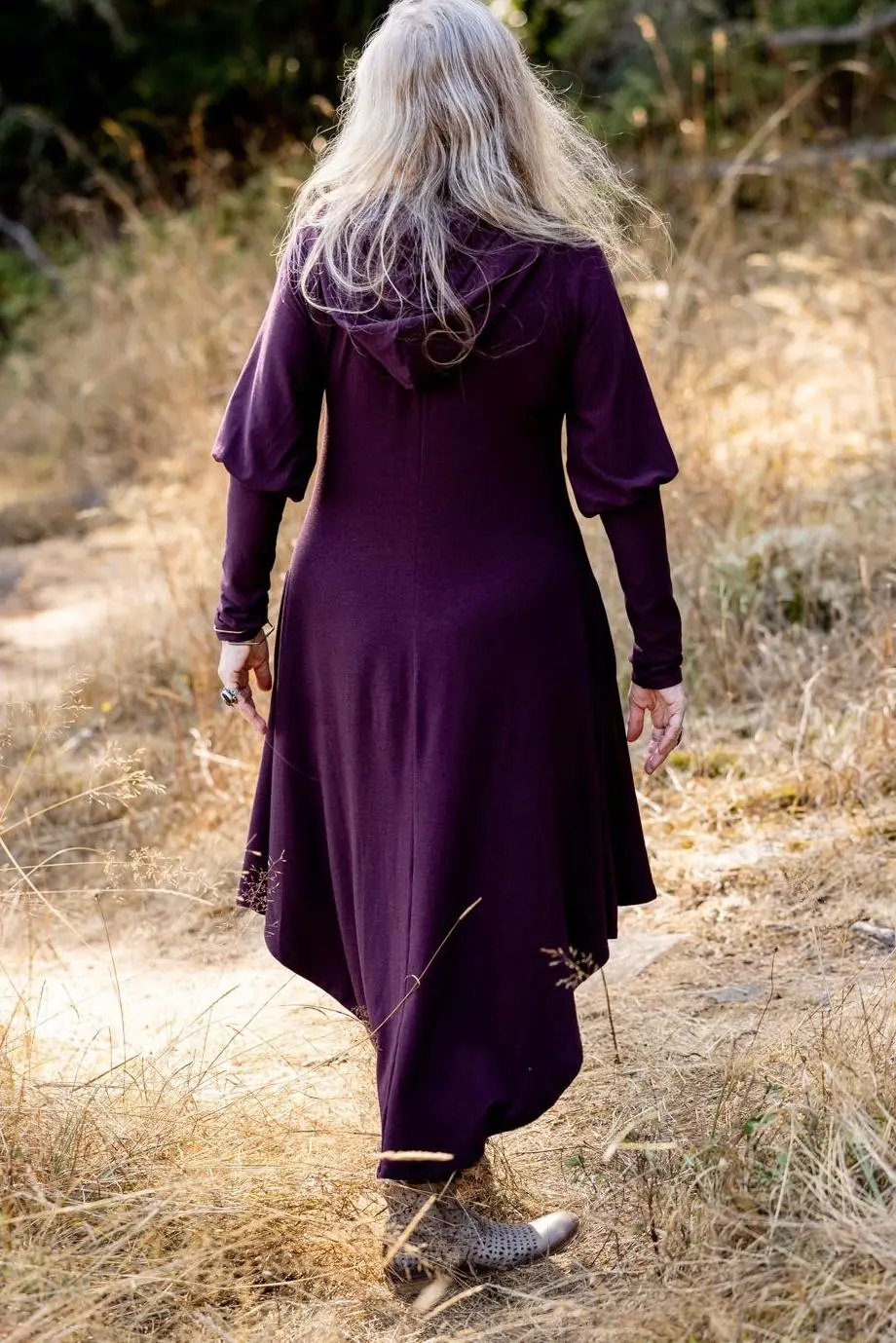 Dark Moon Dress - Aubergine