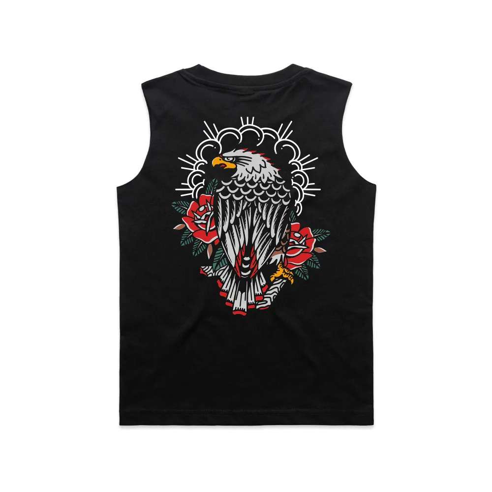 Eagle Floral Print Men's Vest