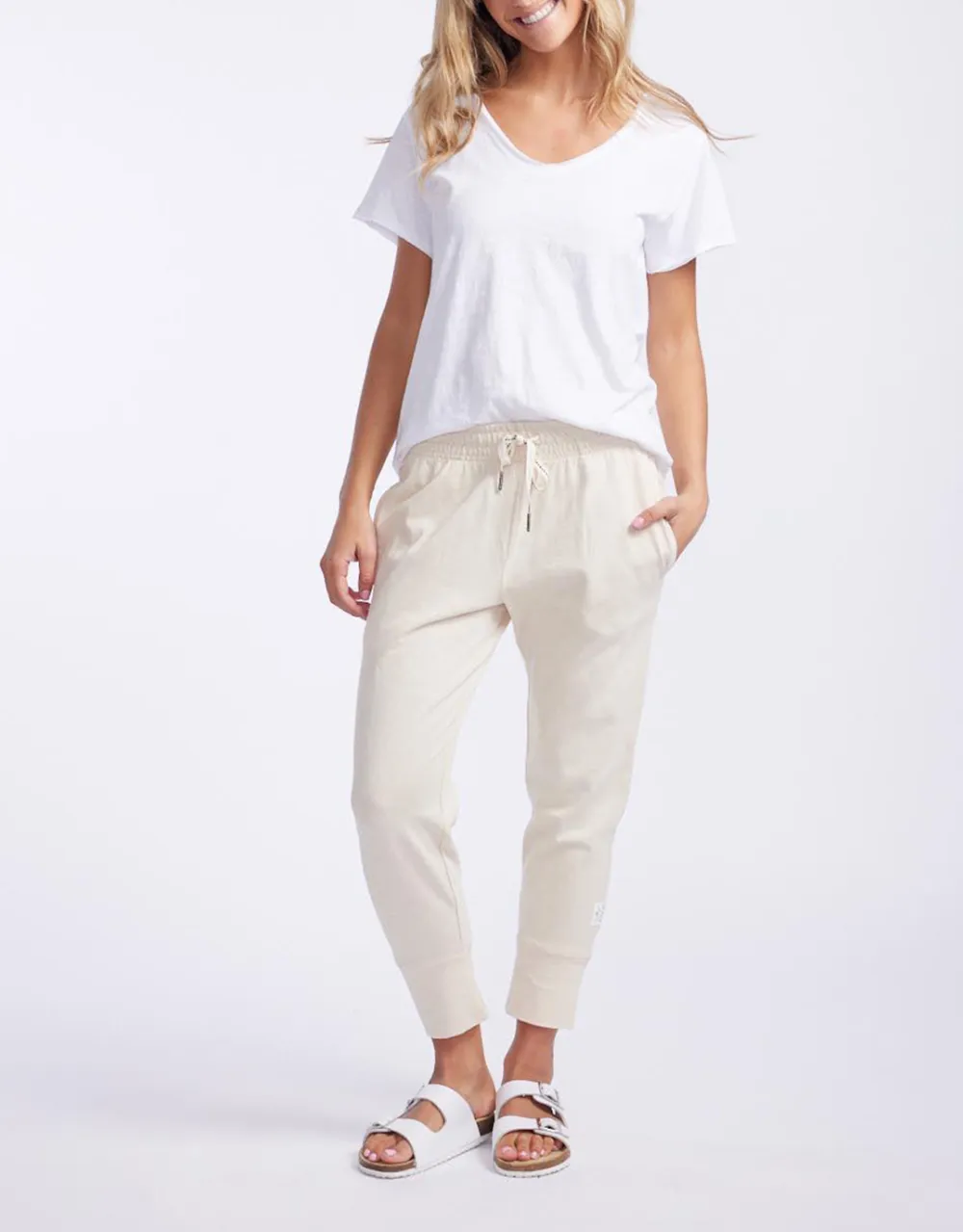 3/4 Brunch Pants - Natural