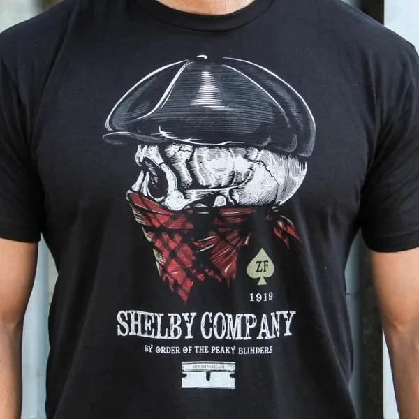Men's round neck  print T-shirt
