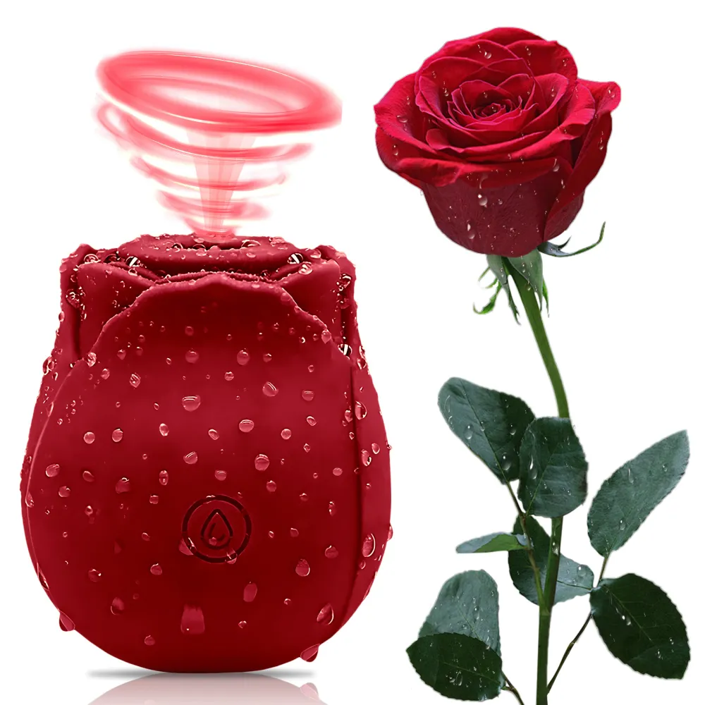 Rose Toy Vibrator Classic Sucking Vibrator 10 frequency Rose