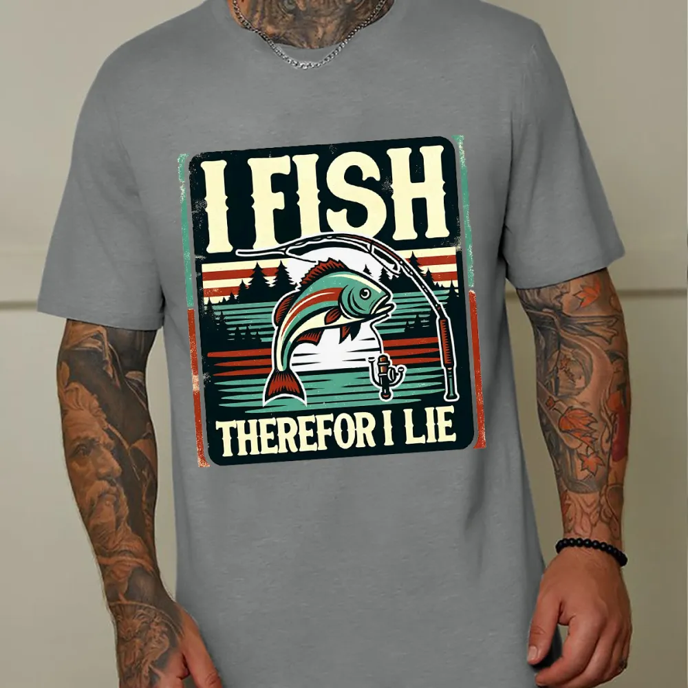 I Fish Therefore I Lie T-Shirt