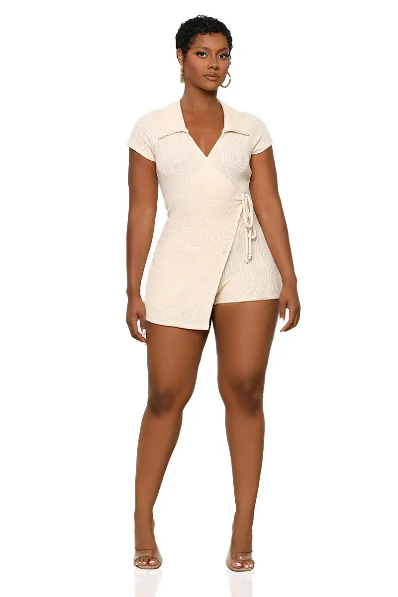 Let’s Lounge Romper (Cream)