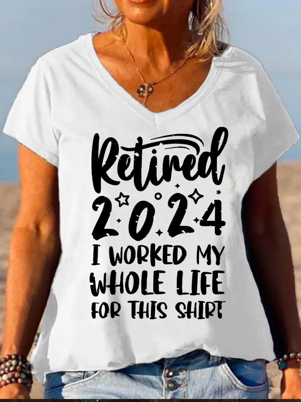 Retired 2024 Print Casual Top