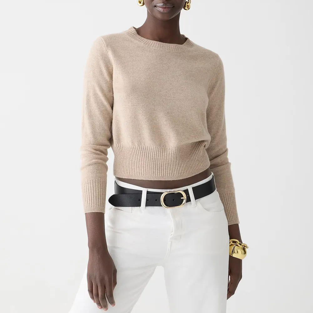 Cashmere classic-fit crewneck sweater