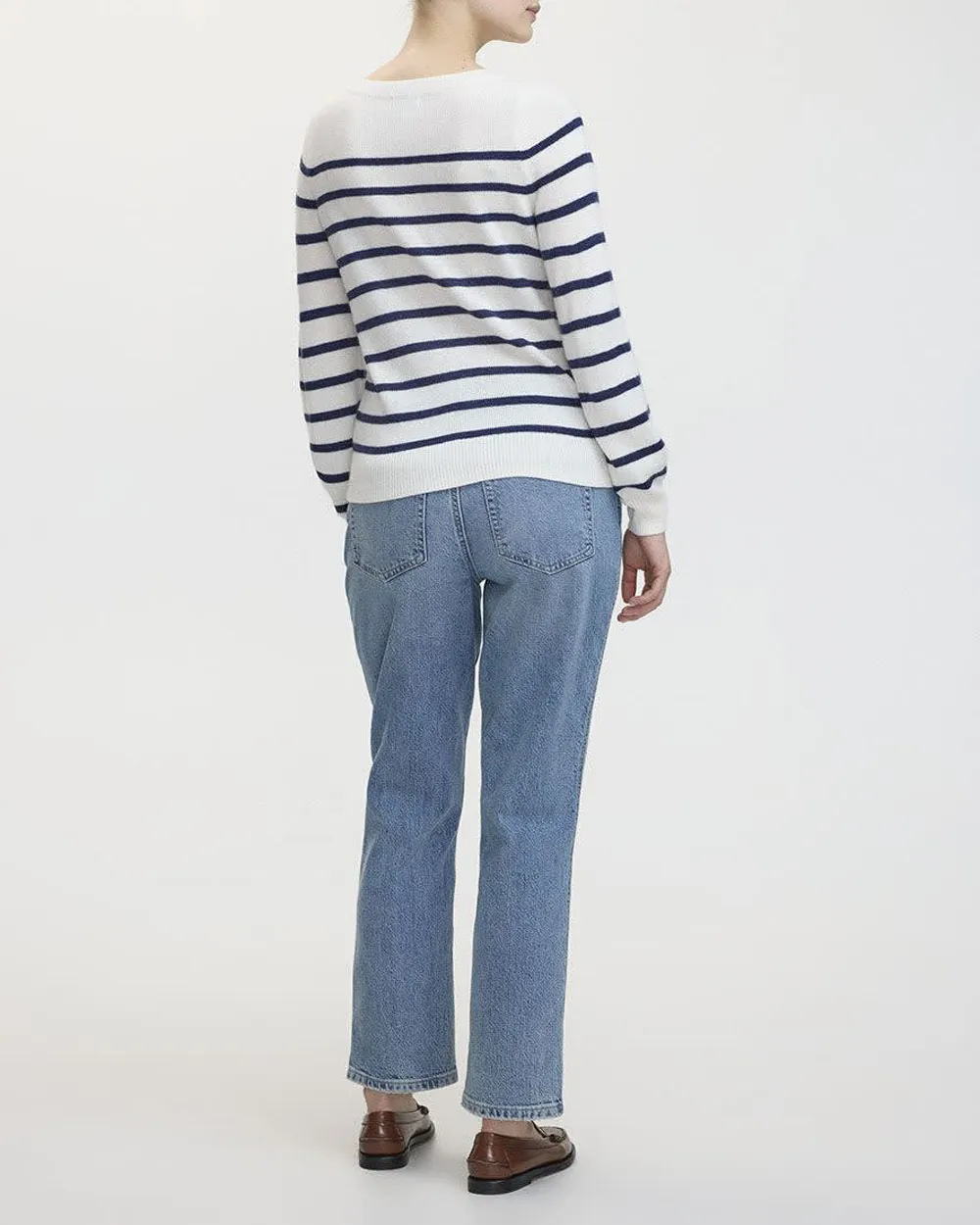 Cashmere-Blend Boat-Neck Sweater