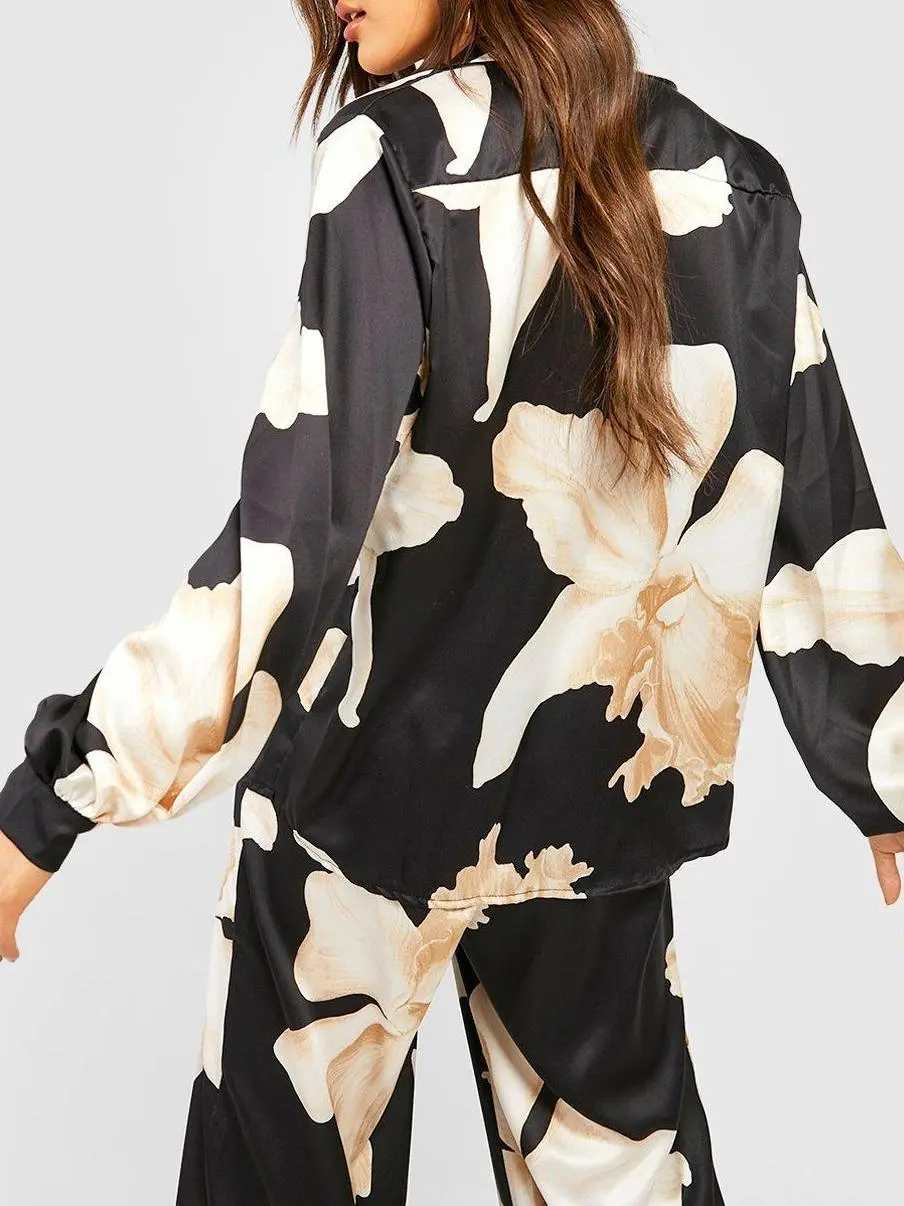 LARGE SCALE FLORAL RELAXED FIT SHIRT