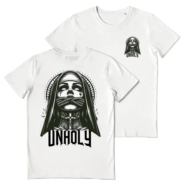 Unholy Nun Printed Men's T-shirt