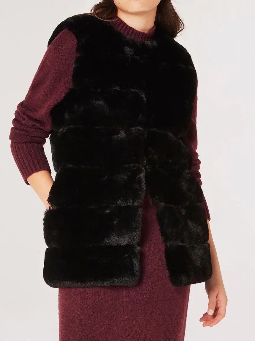 Soft Touch Faux Fur Gilet