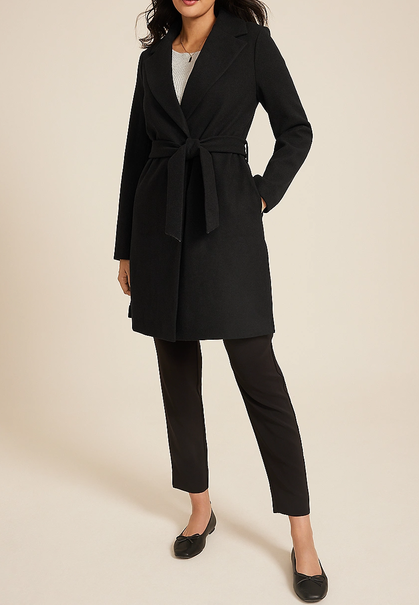 Wrap Dress Coat