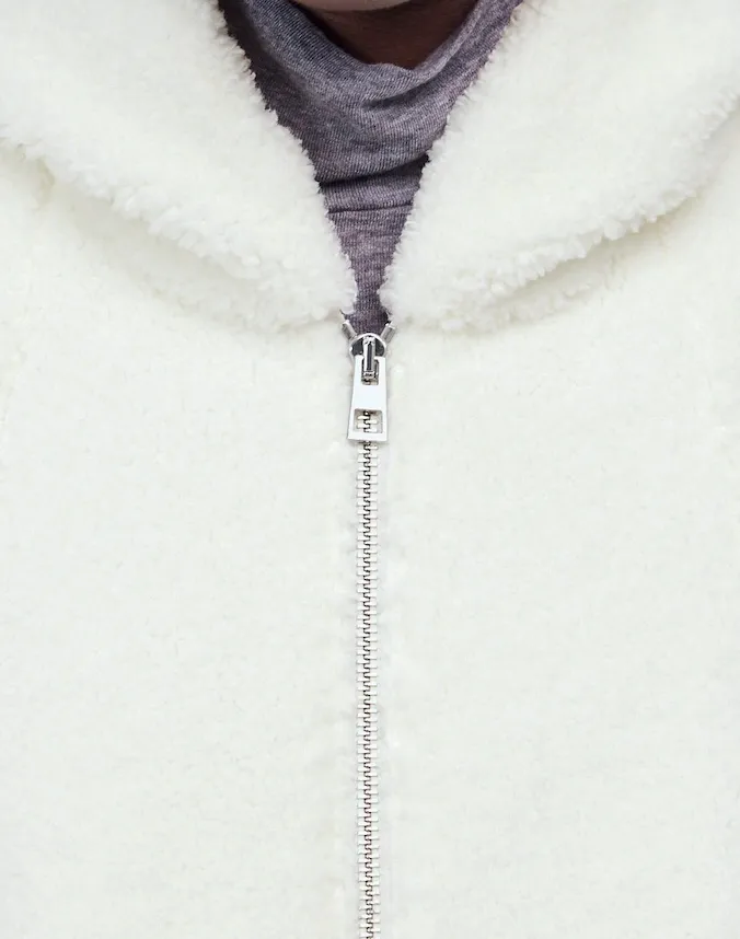 Sherpa Zip-Front Bomber Jacket