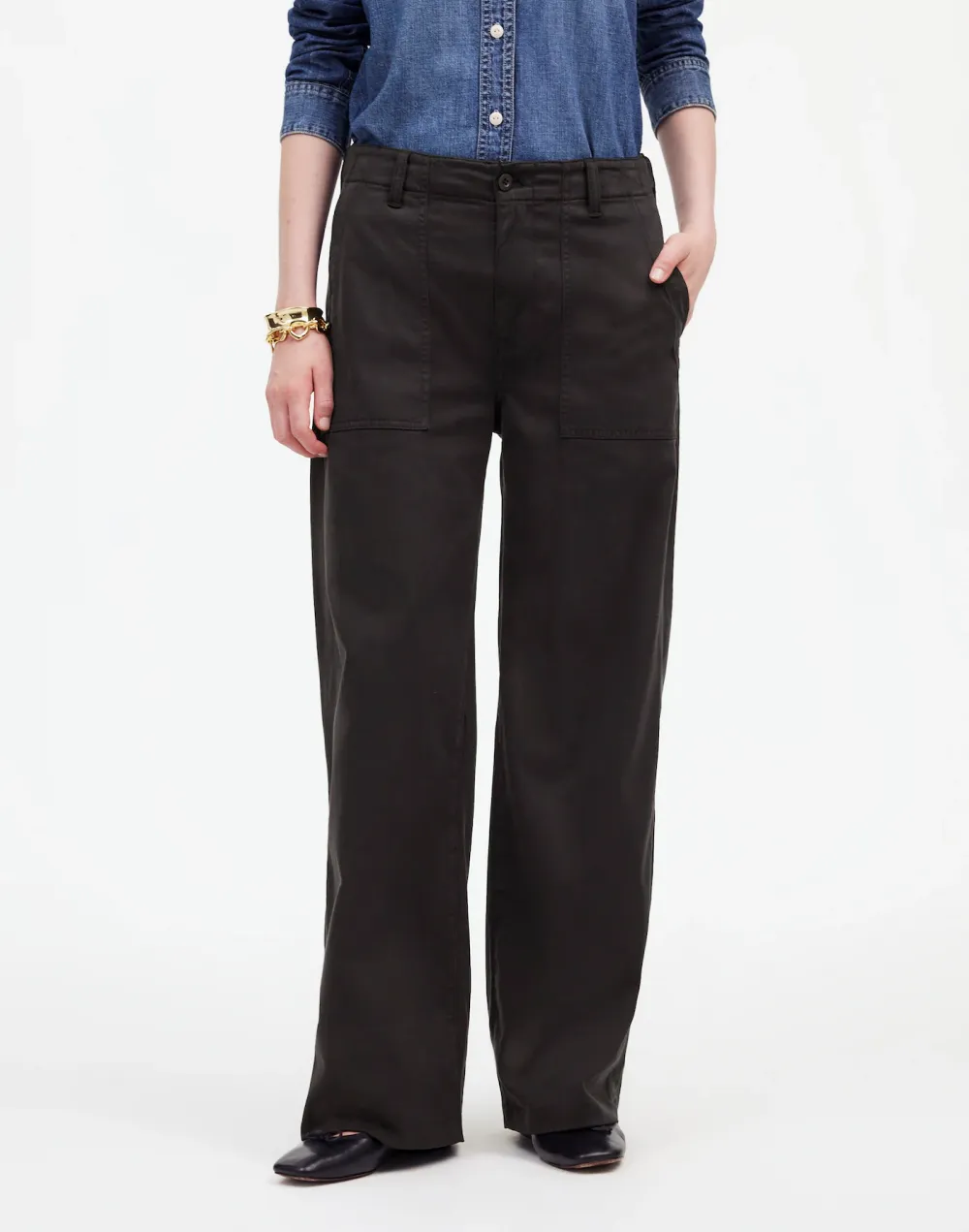 Low-Slung Baggy Utility Pants