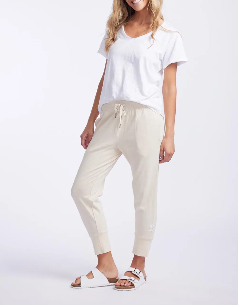 3/4 Brunch Pants - Natural