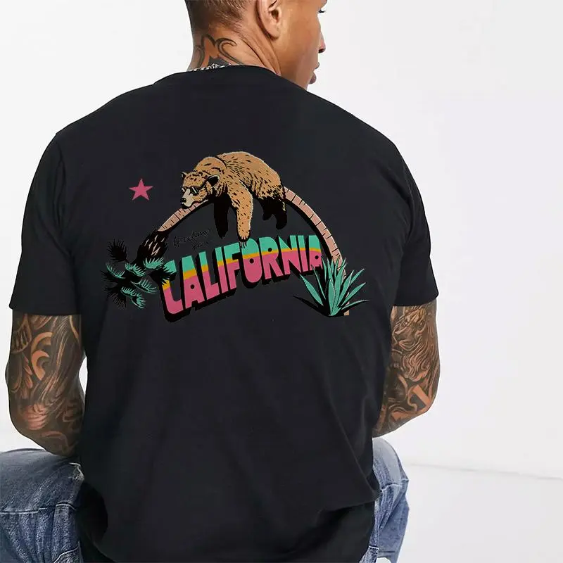 California Printed Men's T-shirt