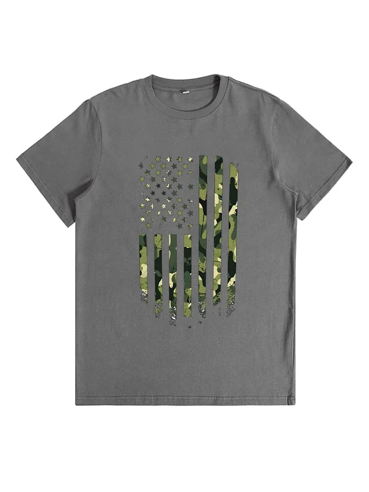 4Th Of July Clothes For Women American Flag Patriotic T-Shirt