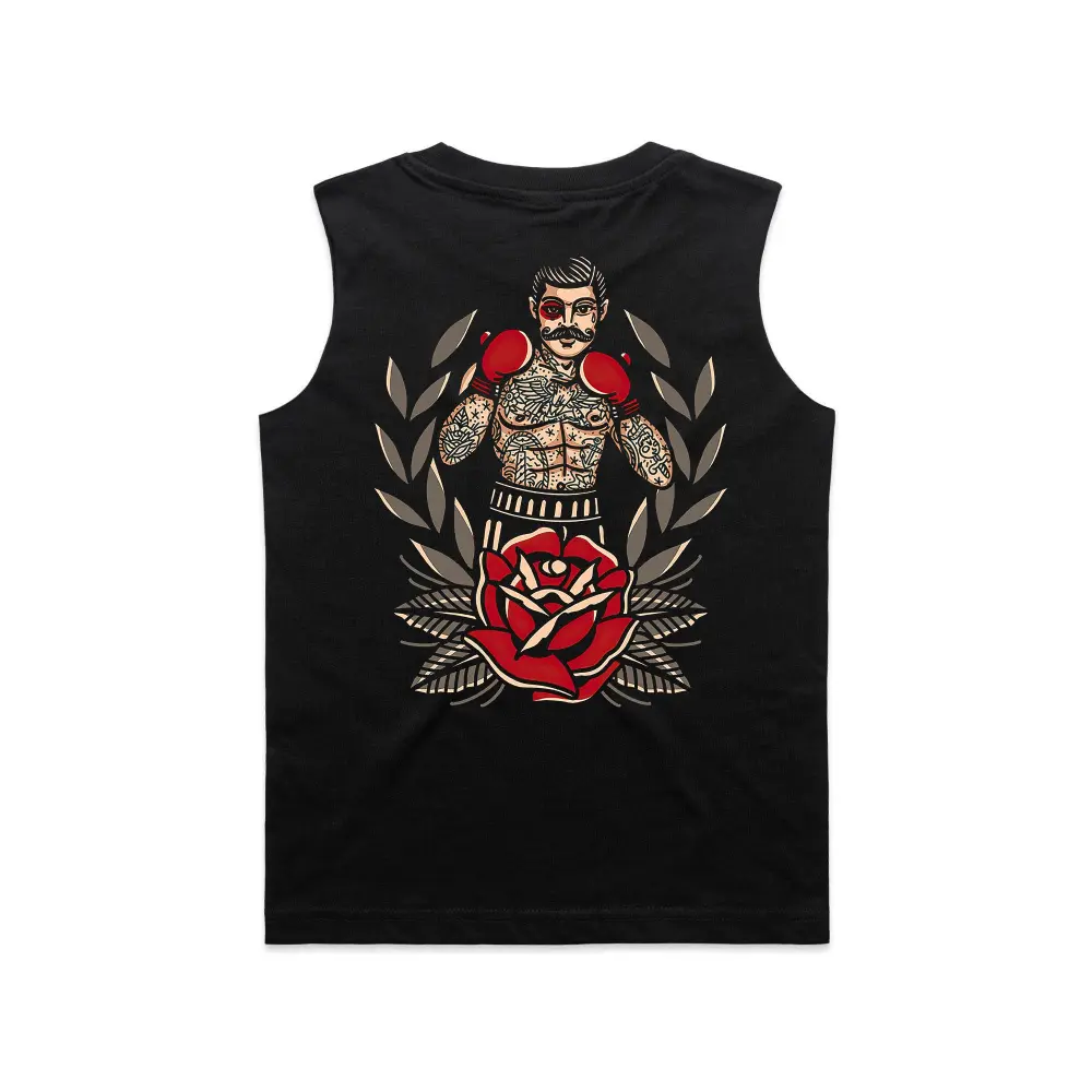 Boxer Floral Print Men's Vest