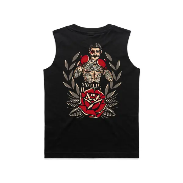 Boxer Floral Print Men's Vest