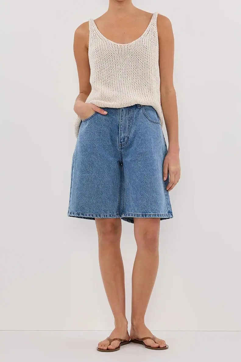 BAMBI BLUE BERMUDA DENIM SHORT